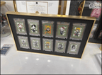 Premium aluminium metal trading card wall display frame case for Pokémon cards, MTG cards, Yu-Gi-Oh! cards, One Piece cards and sports cards, graded card wall display, PSA card frame, CGC card display, BGS slab display, One Touch magnetic holder display,