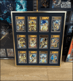 Premium aluminium metal trading card wall display frame case for Pokémon cards, MTG cards, Yu-Gi-Oh! cards, One Piece cards and sports cards, graded card wall display, PSA card frame, CGC card display, BGS slab display, One Touch magnetic holder display,
