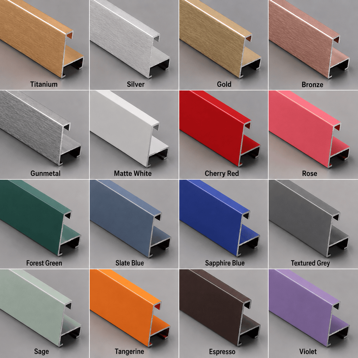 Voir toutes les couleurs de cadres